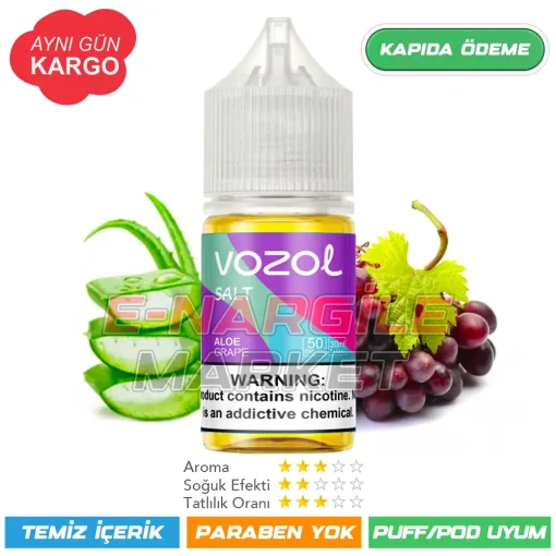 Vozol Likit Aloe Üzüm Salt 30ml