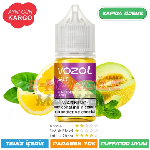 Vozol Likit Tatlı Kavun Salt 30ml