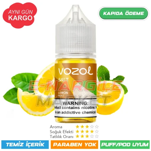 Vozol Likit Nane Limon Salt 30ml