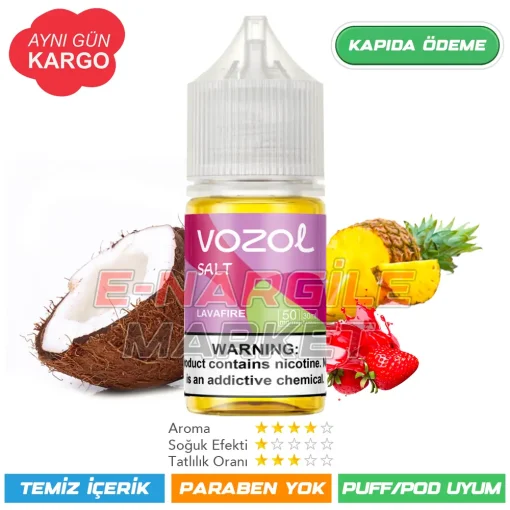 Vozol Likit Lavafire Salt 30ml