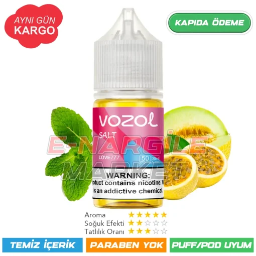 Vozol Likit Love 777 Salt 30ml