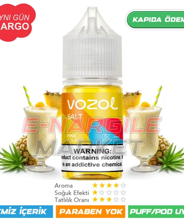 Vozol Likit Pina Colada Salt 30ml