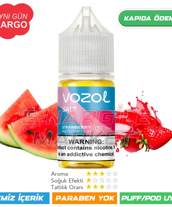 Vozol Likit Strawberry Watermelon Salt 30ml